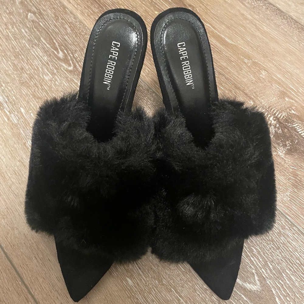 Cape Robbin Furry Heels